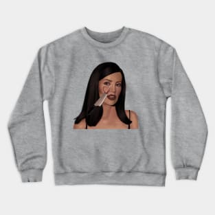 Salma Heart Cheek Crewneck Sweatshirt